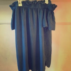 Super soft off-the-shoulder dress